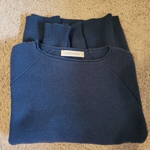 ALESSANDRO SIMONI cashmere Navy Sweater